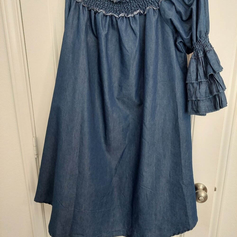 Plus size Jean dress - Picture 2 of 3
